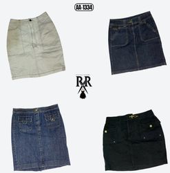 Y2K It Girl Denim Midi Skirts (AA-1334)