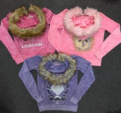 Y2K Juicy Couture Fur Hoodies