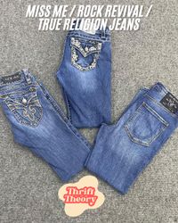 🔴 Miss Me / Rock Revival / True Religion Jeans - ..