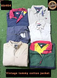 Vintage tommy cotton jacket ak464