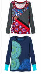 Vila Desigual Long Sleeve T-Shirts