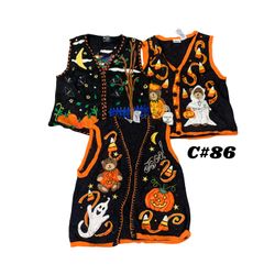 Super vintage Halloween Sweaters (Tiara, Studio, B..