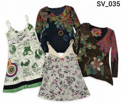 Y2k foral and printed Women Top (Sv_035)
