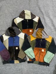 Upcycled Carhartt Corduroy Hoodie