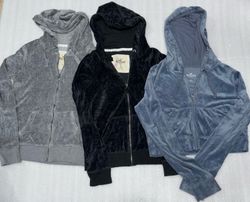 Holister velvet hoodies