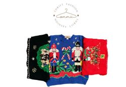 Vintage christmas sweaters core