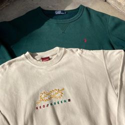 . mix branded sweatshirt Crew neck