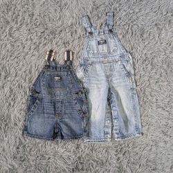 ***OshKosh Adjustable Strap Denim Overalls