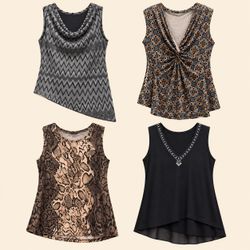 Y2K Statement Sleeveless Tops