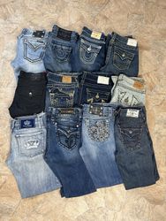 Miss me true religion rock revival capri jeans