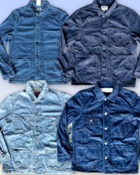 Denim chore  jacket 8 pieces