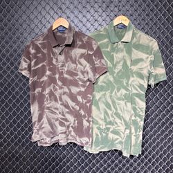 Ralph lauren tie dye polo t shirt (fnc 717)