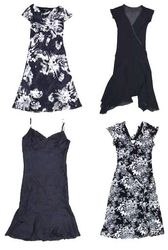 Y2K B/W Edit Dresses