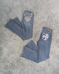 ***Y2K Bootcut Embellished Jeans Bundle