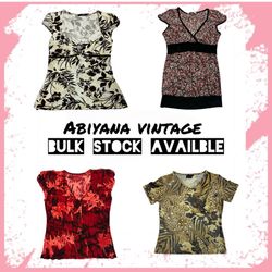 Y2K Mesh Tops Bundle - Floral, Animal Print & Empi..