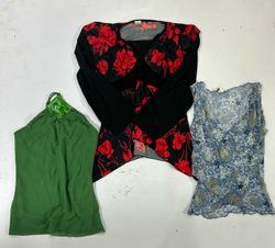 Y2k Printed Blouse (1725)