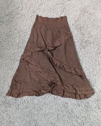 CN**1008**Y2K Cotton Skirt Floral Fairycore Grunge..