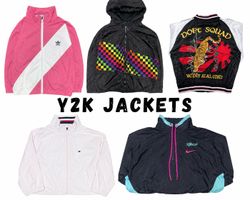 VESTE EN NYLON Y2K