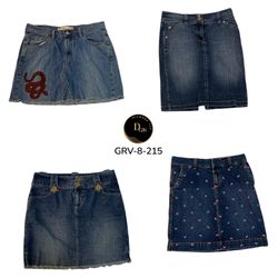 Women’s Casual Denim Long Skirt – Timeless Y2K Vin..