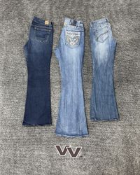 Y2K Bootcut/Emblished Jeans #170826