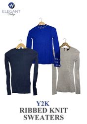 Maglioni a coste in maglia Y2K - EV0094