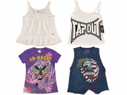 Hollister Abercrombie & Fitch Graphic T-Shirts Bun..