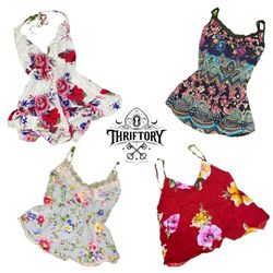 Y2K FairyCure Vibe Printed Cami Tops TY-101