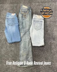 🔴 True Religion & Rock Revival Jeans - (01/09)