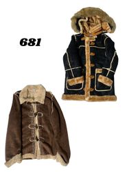 Veste en shearling vintage pour femmes (Brand) Sol..