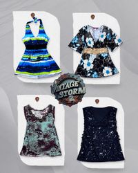 Y2K Grunge Poly Blouse