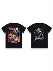 (FV-2334) Black Aesthetic Graphic Printed T-Shirts