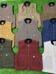 Upcycled Carhartt vest Gilet