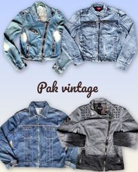 Denim zipper jacket 20 pieces