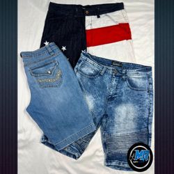Y2k denim shorts