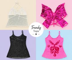 Glam Sequin & Beaded Tops