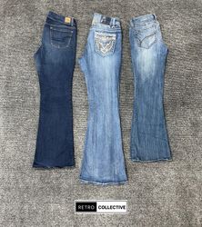 Y2K Embellished Bootcut / Flared Jeans - #180826