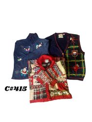 Vintage Christmas & Cottagecore Sweater Bundle | 1..