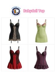 Y2K Babydoll Tops