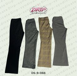 Women's Y2K Wide Leg Office Trousers - High Waist ..