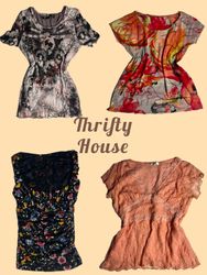 Y2K Women Printed Blouses and Tops Selection(TH/91..