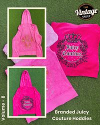 Branded Juicy Couture Hoodies, Volume: 8 , 6 Piece..