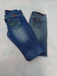 CR11854 Y2K Flare Jeans