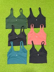 Yv1143 Lululemon Cropped Tank Tops 6P
