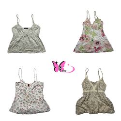 Floral Lace Trim Camisoles (IB-028)
