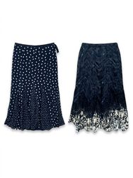 (FV-2559)     Vintage Midi & Maxi Skirts Mix – Flo..