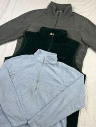 Mix branded fleece jacket