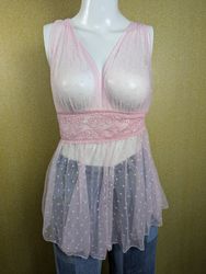 Lot of 10 Women's Y2K Fairycore Sheer Mesh & Print..