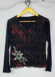 Vintage Y2K  Printed Long Sleeve Top’s Collection