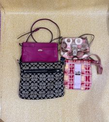 TH302 Coach Leather Handbag | Designer Shoulder Ba..