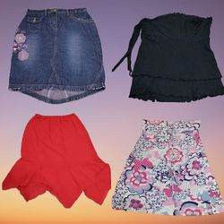 Skirts in Mini and Midi Lengths